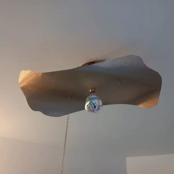 Copper lamp created by John Lord